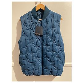 Casaco acolchoado Louis Vuitton azul T.44 Azul