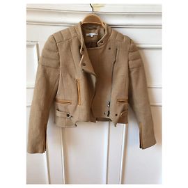 Blouson Carven beige T.XS Beige