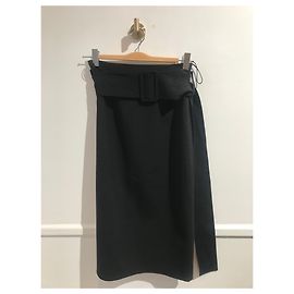 Falda Oscar de la Renta negra T.34 Negro