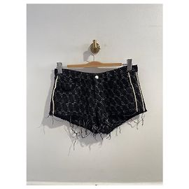 Iro Shorts dunkelblau T.36 Blau