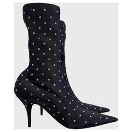 Bottines Balenciaga noires T.37 Black