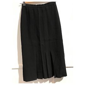 Jupe Chanel noire T.36 Noir