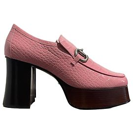 Mocassins Gucci roses T.41 NEUFS Pink