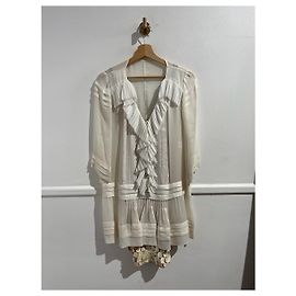 Barbara Bui Robe Babara Bui écrue T.40 Écru