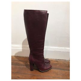 Botas Lanvin bordeaux T.37,5 Bordeaux
