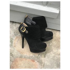 Botas Fendi negras T.39,5 Negro