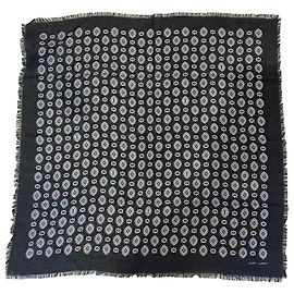 Autre Marque Pañuelo Saint Laurent negro NUEVO Negro