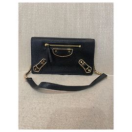 Bolsa Balenciaga City Wallet preta NOVA Preto