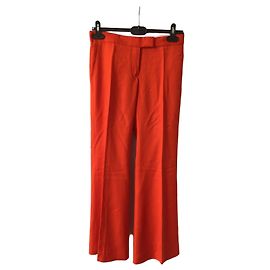 Stella Mc Cartney Calças Stella McCartney Orange T.36 Laranja