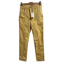 Jeans Isabel Marant giallo T.34 NUOVI Giallo