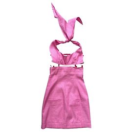 Vestido Jacquemus rosa T.32 Rosa