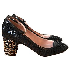 Escarpins Rochas sequins T.37 Black