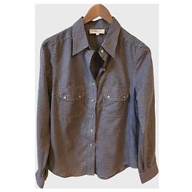 Isabel Marant Etoile Camisa Isabel Marant xadrez T.2 Preto