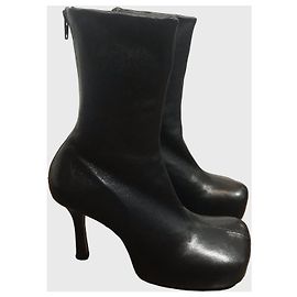Bottines Bottega Veneta Bold noires T.41 Noir