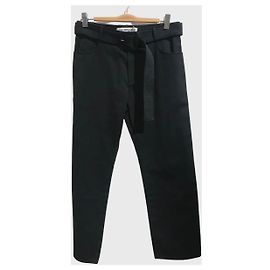 Courreges Pantalones Courrèges negros T.38 Negro