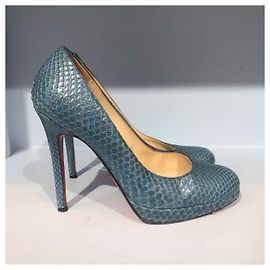 Décolleté Christian Louboutin T.35,5 Blu