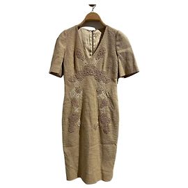 Vestido Dolce & Gabbana bege T.36 Bege