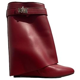 Stivaletti Givenchy Shark T.41 Rosso