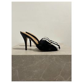 Mules Gucci x Adidas nere T.38 Nero