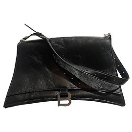 Borsa Balenciaga Crush nera Nero