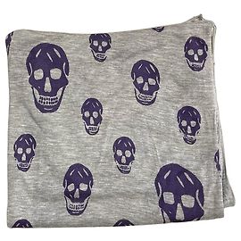 Sciarpa Alexander McQueen grigia Grigio