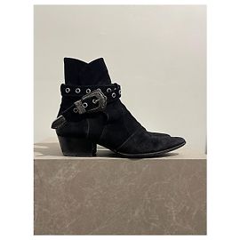 Autre Marque Bottines Saint Laurent noires T.37 Black