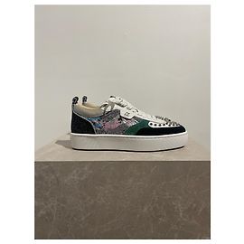 Sneakers Christian Louboutin Spikes T.40,5 Multicolore