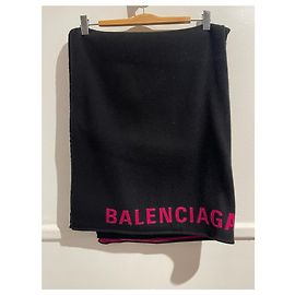 Balenciaga Schal schwarz Schwarz