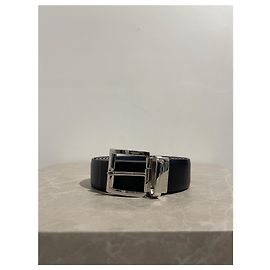Ceinture Prada réversible noir/bleu T.S Noir