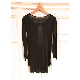 Stella Mc Cartney Top Stella McCartney à franges T.36 Black