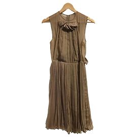 Vestido Chloé bege T.34 Bege