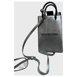 Bolsa Balenciaga Mini Shopping Cinza