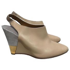 Escarpins Chloé beige T.36,5 Beige