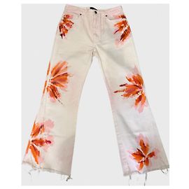 Jeans Alanui orange T.29 Orange