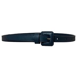 Autre Marque Cinturón Christian Dior azul T.65 Azul