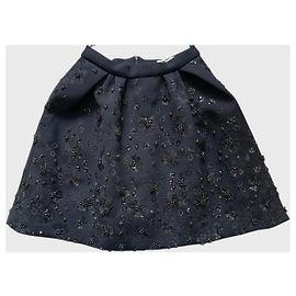 Falda Dice Kayek negra T.38 Negro