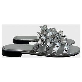 Sandali Balenciaga argento T.37 Metallico