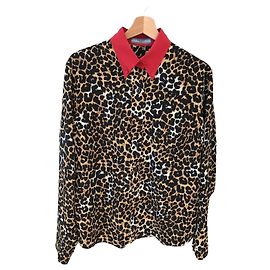 Camisa Prada leopard T.36 Roja