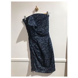 Abito Lanvin in jeans T.36 Blu
