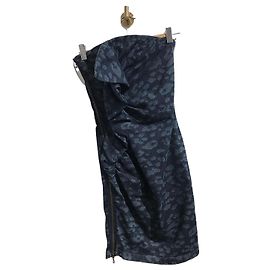 Robe Lanvin en jeans T.36 Bleu