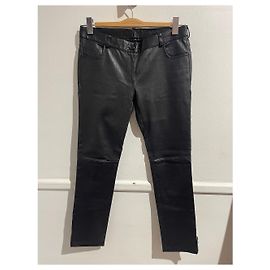 Pantalon Joseph cuir noir T.38 Noir