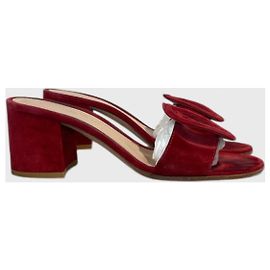 Mules Gianvito Rossi rouge T.37,5 Rosso