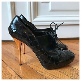 Autre Marque Boots Dior noires T.37,5 Black