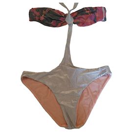 Bañador Missoni Plateado Iridiscente Gris