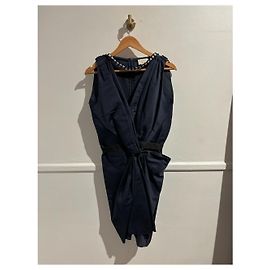 Robe Lanvin bleu marine T.40 Blue