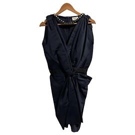 Robe Lanvin bleu marine T.40 Blue