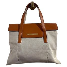 Bolsa Bulgari lona bege Bege