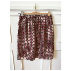 Jupe Carven rouge T.36 Red