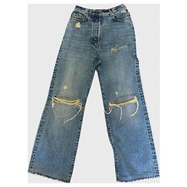 Jeans Gucci bleu T.34 Blue