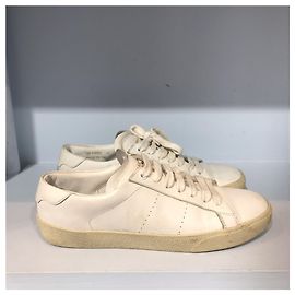 Autre Marque Baskets Saint Laurent blanches T.38 IT White